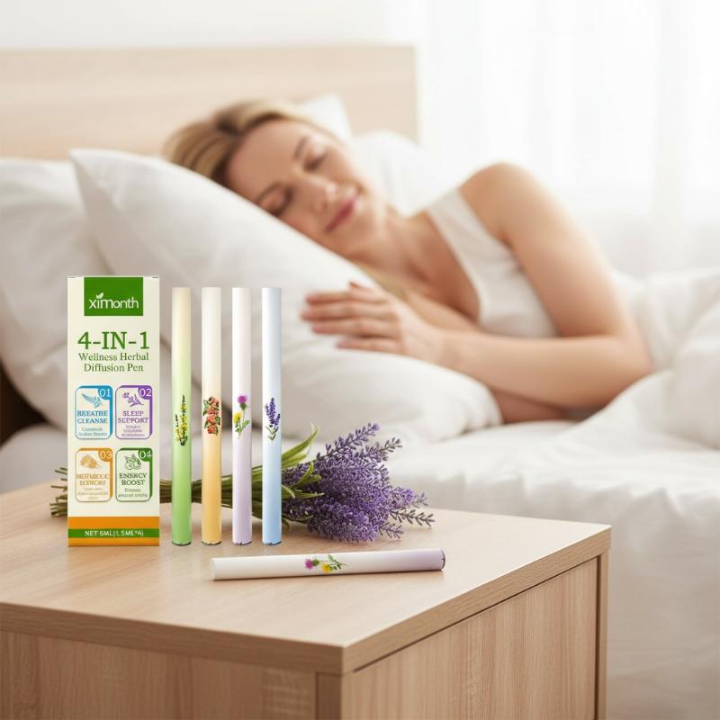 Herbal And Wellness - ชุดเครื่องกระจายกลิ่นสมุนไพร 4 in 1 บาร์พลังงานสมุนไพร ช่วยฟอกอากาศ