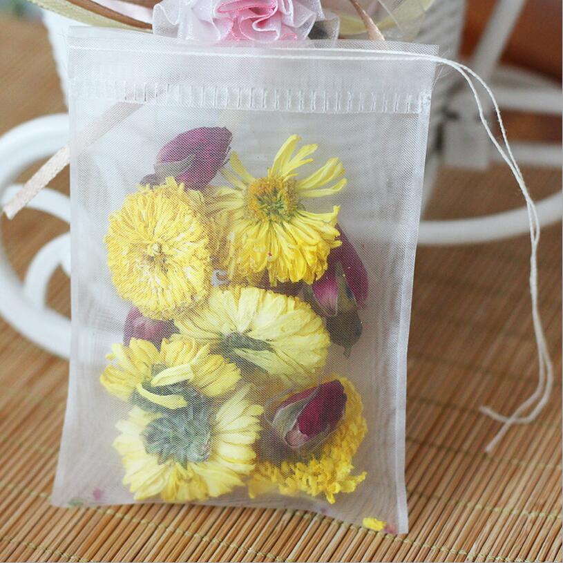 50 ชิ้น/ล็อตถุงชาเปล่าวัสดุไนล - Herbal Wellness Tea บทวิจารณ์และราคา