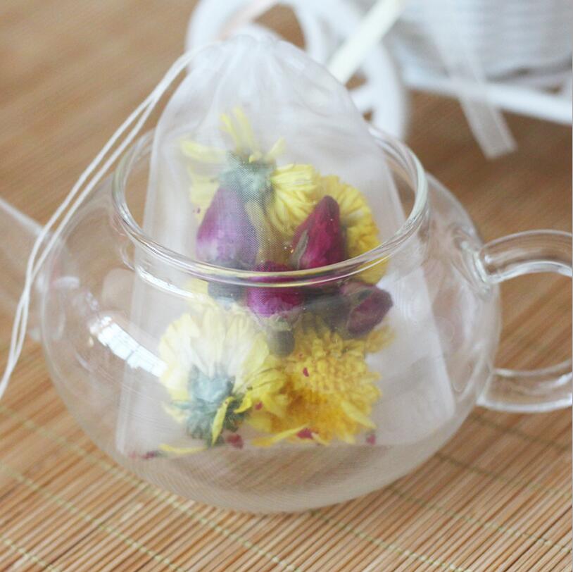 50 ชิ้น/ล็อตถุงชาเปล่าวัสดุไนล - Herbal Wellness Tea บทวิจารณ์และราคา